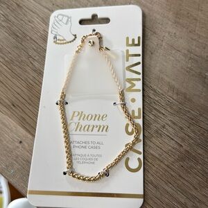 Case-mate Gold Phone Charm
